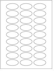 2" x 1" 27UP All Temp Freezer Oval Labels