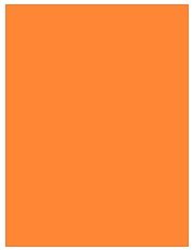 8.5" x 11" 1UP Fluorescent Orange Laser Labels