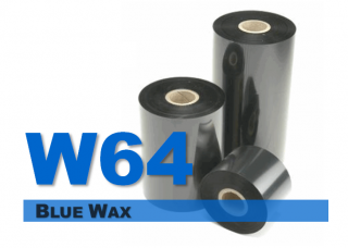W64 Blue Wax Ribbons