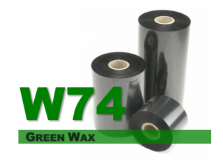 W74 Green Wax Ribbons