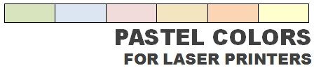 Pastel Laser Labels